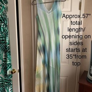 Komarov - long dress green